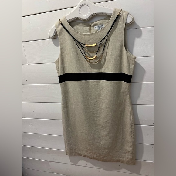 KATHERINE BARCLAY – SLEEVELESS LINEN BLEND DRESS – SIZE M - Picture 8 of 11